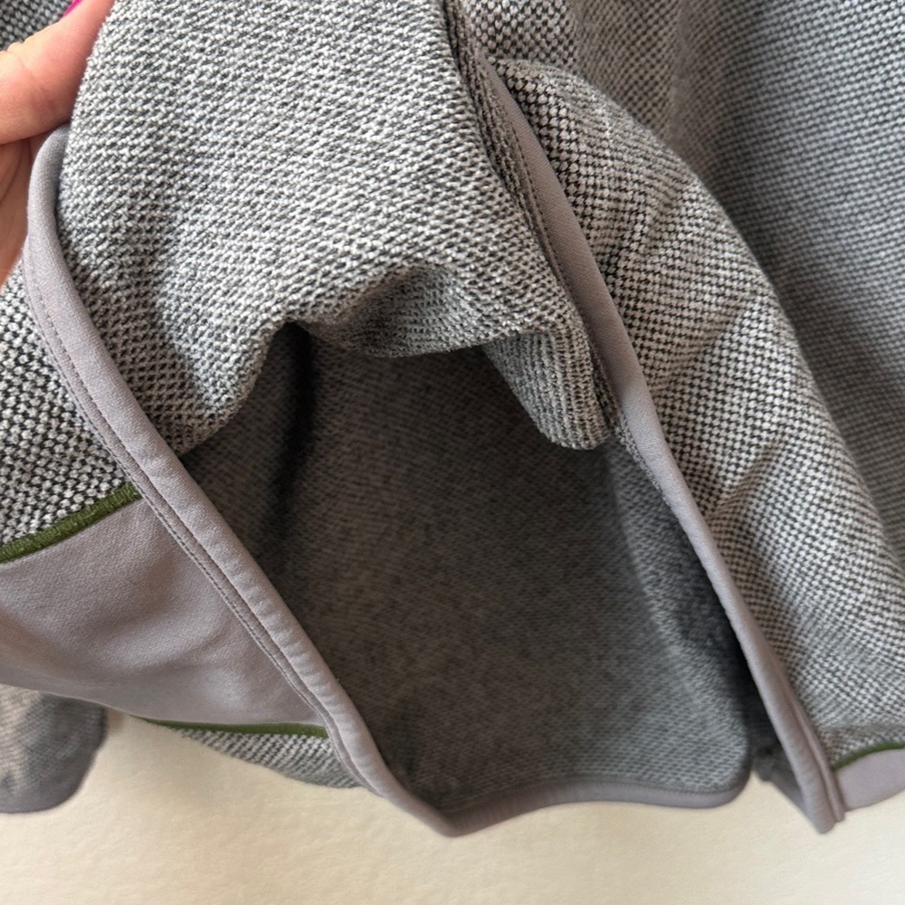 Merrell Mens Quarter Zip Sweater Long Sleeve Gray size XLarge - Picture 8 of 10